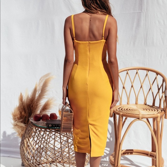 SNDYS Cali Dress in Mango • BNWT • Never Worn • RRP $119 AUD - Picture 4 of 6